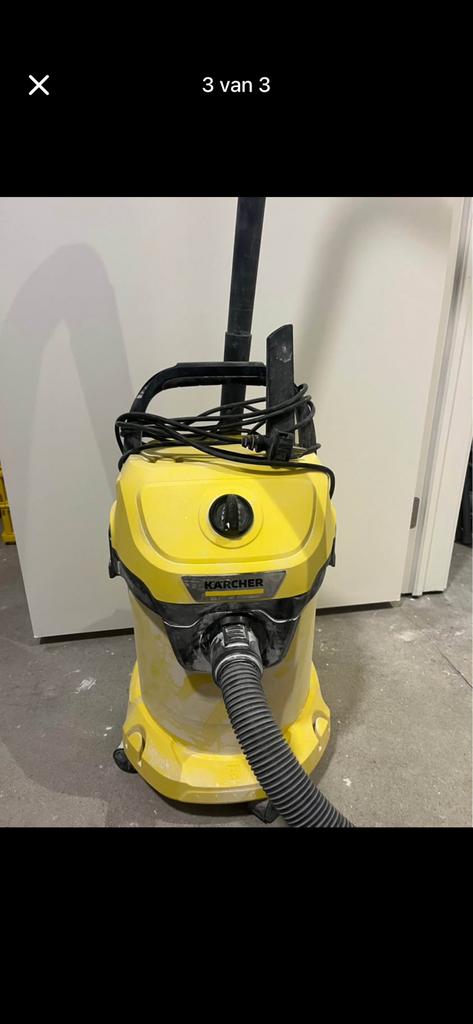 Karcher stofzuiger, Doe-het-zelf en Bouw, Reinigingsmachines, Ophalen, Gebruikt, Waterstofzuiger