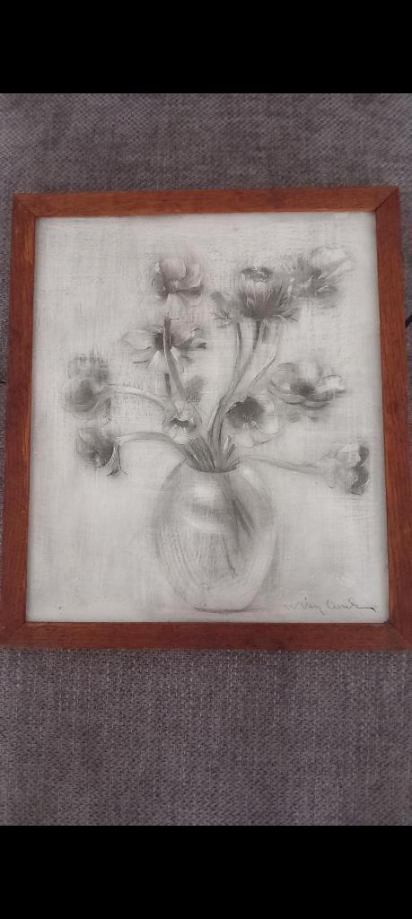 tableau signé willem van aerden, Antiquités & Art, Art | Peinture | Abstraite, Enlèvement ou Envoi