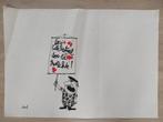 Satirische affiche gemaakt door de cartoonist Siné -1975, Ophalen