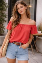 Tunique courte CKH – Taille XS, Kleding | Dames, Topjes, Ophalen of Verzenden, Gedragen, Maat 34 (XS) of kleiner, Rood