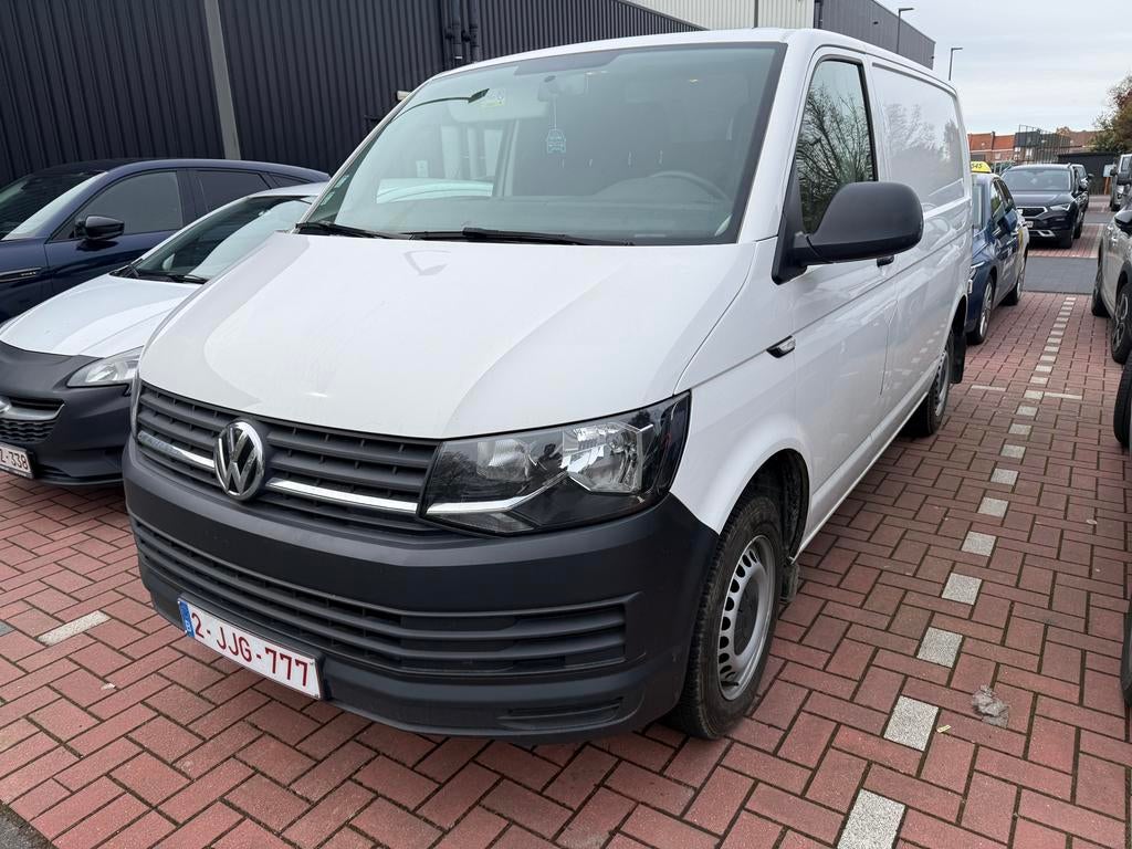 Vw transporter 2.0tdi automaat, Stof, 4 cilinders, Volkswagen, Wit
