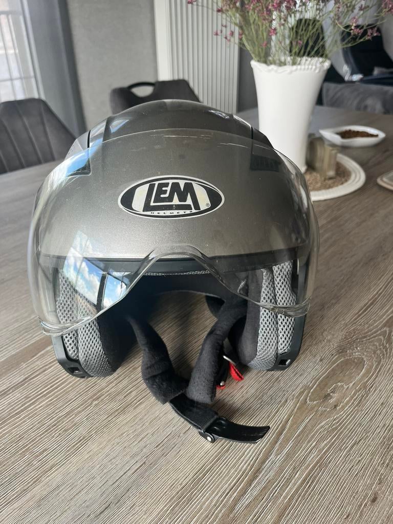 Helm, Fietsen en Brommers, Brommerhelmen, Ophalen, Gebruikt, Large