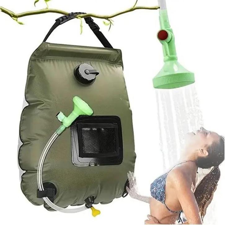 Capacité de douche de camping : 20 litres, Caravanes & Camping, Accessoires de camping, Comme neuf, Enlèvement ou Envoi