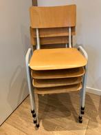 Vintage retro schoolstoelen (tubax stijl), Enlèvement