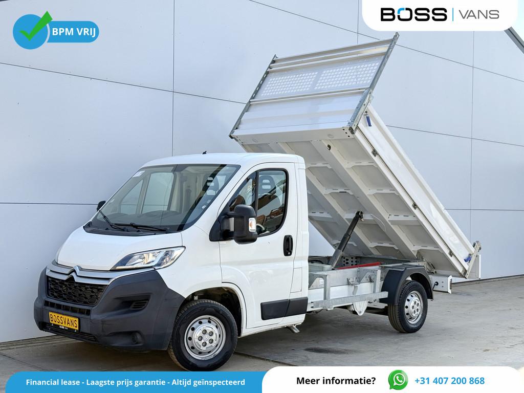 Citroën Jumper 2.0 130PK Kipper Airco Cruise Control Trekha, Auto's, Bestelwagens en Lichte vracht, Voorwielaandrijving, Stof