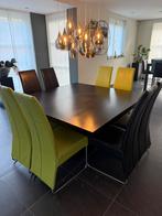 Eettafel vierkant 150 x 150, Huis en Inrichting, Complete eetkamers, Ophalen, Gebruikt, Strak modern