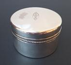 Art Deco verzilverde bonbonnière/koekjestrommel B Wiskemann, Antiek en Kunst, Antiek | Zilver en Goud, Ophalen of Verzenden