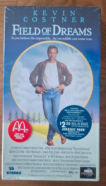 Field Of Dreams VHS, nouvelle promotion McDonald's aux États, Enlèvement ou Envoi, Neuf, dans son emballage