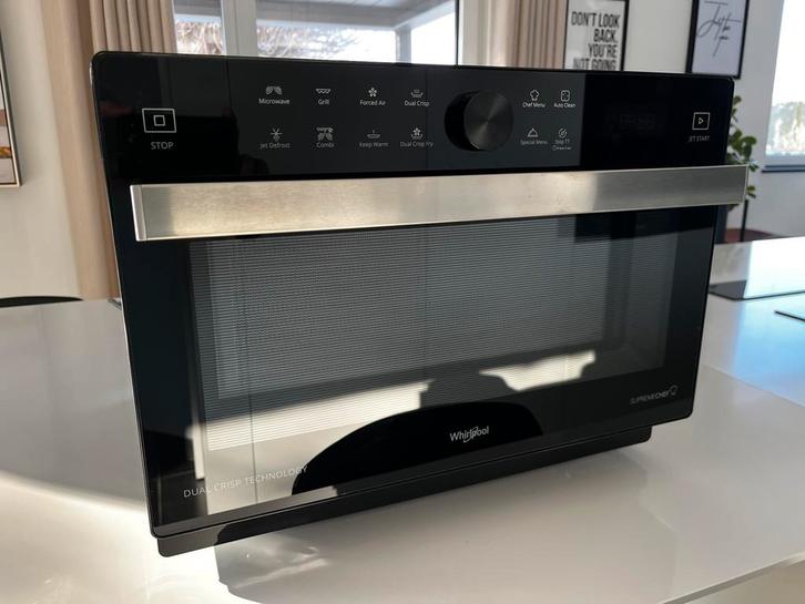 Four à micro-ondes Whirlpool Combi, Electroménager, Micro-ondes, Comme neuf, Autoportant, 45 à 60 cm, Croustillant, Gril, Air chaud