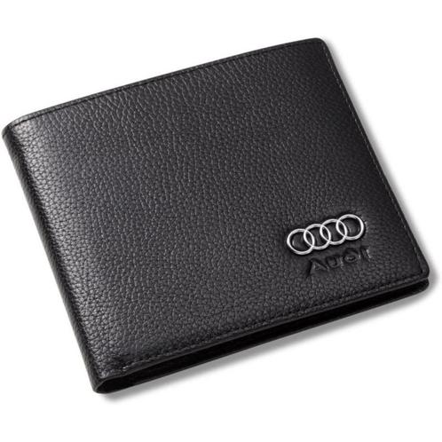 Audi BMW VW Volkswagen portefeuille à deux volets cuir noir, Bijoux, Sacs & Beauté, Porte-monnaie & Portefeuilles, Neuf, Enlèvement ou Envoi