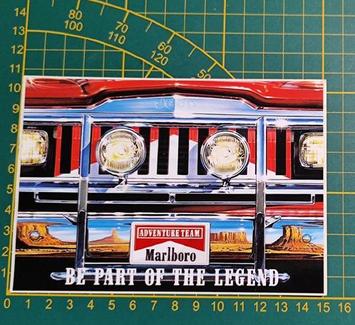 Sticker Marlboro adventure team Jeep, Verzamelen, Stickers, Ophalen of Verzenden
