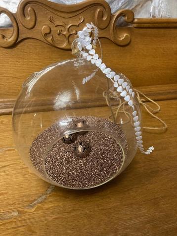 Glazen bol om op te hangen. Diameter 20 cm. Perfecte staat  beschikbaar voor biedingen