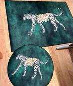 Groot vloerkleed set Luipaard 160 x 120 rond 80 kleed tapijt, Huis en Inrichting, 100 tot 150 cm, Nieuw, Ophalen of Verzenden