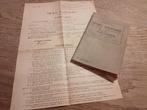WW2 13cie TTR militaire transmissieboekje, Verzamelen, Verzenden, Landmacht, Boek of Tijdschrift