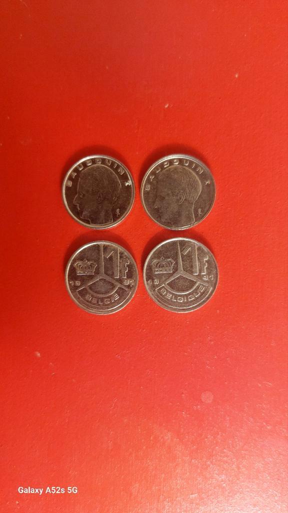 Anciennes pièces belges., Timbres & Monnaies, Monnaies | Belgique, Monnaie en vrac, Métal, Enlèvement ou Envoi