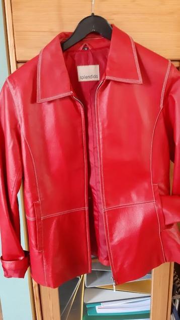 Leder rood vestje sportief rood Splendido 38 nieuw beschikbaar voor biedingen