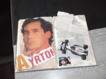 Livre décoratif Ayrton Senna.