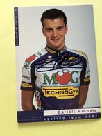wielerkaart 1997 team mg michele bartoli signe, Verzenden, Zo goed als nieuw
