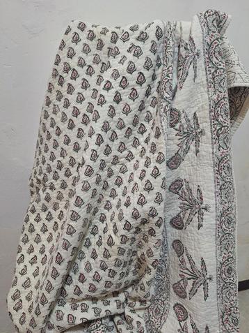 Indiase handgemaakte katoenen deken 250x210