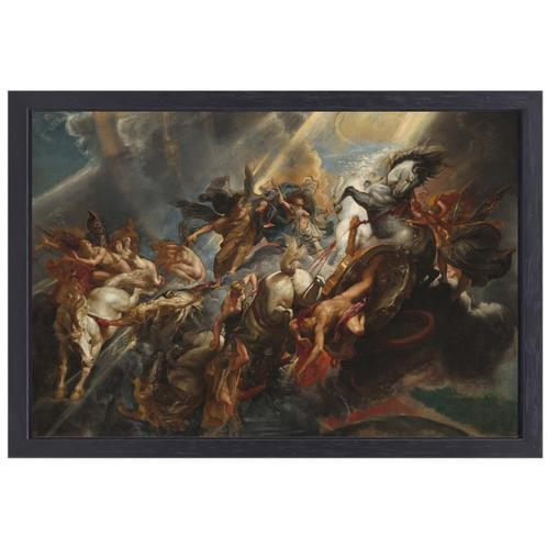 De Val van Phaeton - Peter Paul Rubens canvas + baklijst 70x, Huis en Inrichting, Woonaccessoires | Schilderijen, Tekeningen en Foto's