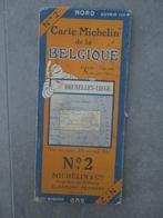 Années 1920, Carte Carte Michelin n 2 Bruxelles - Liège, Comme neuf, Carte géographique, Envoi, Belgique