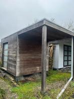 Maison de jardin DEMO en bois d'Iroko, 200 à 400 cm, Comme neuf, Enlèvement, 500 cm ou plus