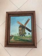 Schilderij molen Decroos gesigneerd, Antiek en Kunst, Ophalen of Verzenden