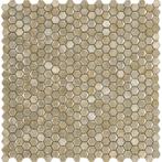 Mozaiëk Hexagon Colonial Gold  10mm op matje 300x300x4mm, Ophalen, Overige materialen, Wandtegels, Nieuw
