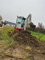 Tuinenleuckx minitractor werktuigen kraan & chauffeur tehuur, Zakelijke goederen, Machines en Bouw | Kranen en Graafmachines, Ophalen