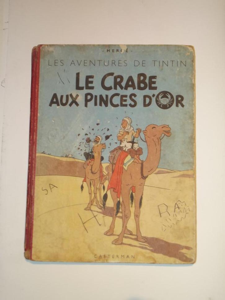 tintin / Le Crabe aux Pinces d'Or, Boeken, Stripverhalen, Gelezen, Eén stripboek, Ophalen of Verzenden
