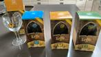 Leffe limited edition bierglazen Orde van Leffe, Verzamelen, Ophalen, Zo goed als nieuw, Leffe