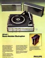 Philips 22 gf 447 (Vintage uit de jaren 1969 a 1970), Ophalen of Verzenden, Zo goed als nieuw, Platenspeler, Philips