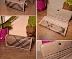 Burberry Check Penrose Continental portemonnee voor dames, Handtassen en Accessoires, Portemonnees, Overige merken, Bruin, Ophalen of Verzenden