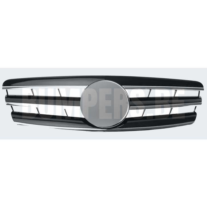 Grill Radiatorgrille glanzend zwart chroom AMG look Mercedes, Auto-onderdelen, Overige Auto-onderdelen, Gebruikt, 6 maanden garantie