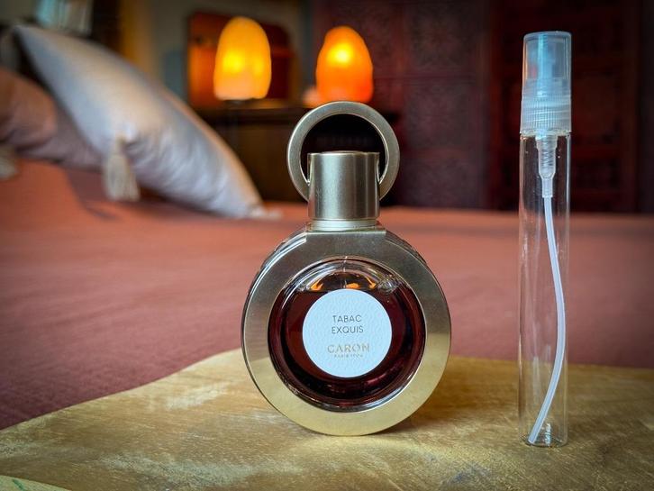 Caron - Tabac Exquis sample/decant, Handtassen en Accessoires, Uiterlijk | Parfum, Zo goed als nieuw, Ophalen of Verzenden