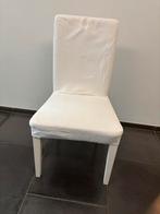6 stoelen IKEA met witte hoezen, Huis en Inrichting, Stoelen, Ophalen, Gebruikt