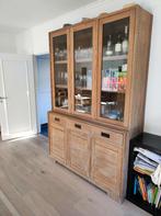 Vitrinekast / boekenkast - nieuwprijs 1749 euro, Huis en Inrichting, Kasten | Vitrinekasten, Ophalen, Zo goed als nieuw, Teakhout