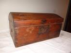 Très ancienne valise coffre en bois boîte de rangement bois, Maison & Meubles, Enlèvement ou Envoi