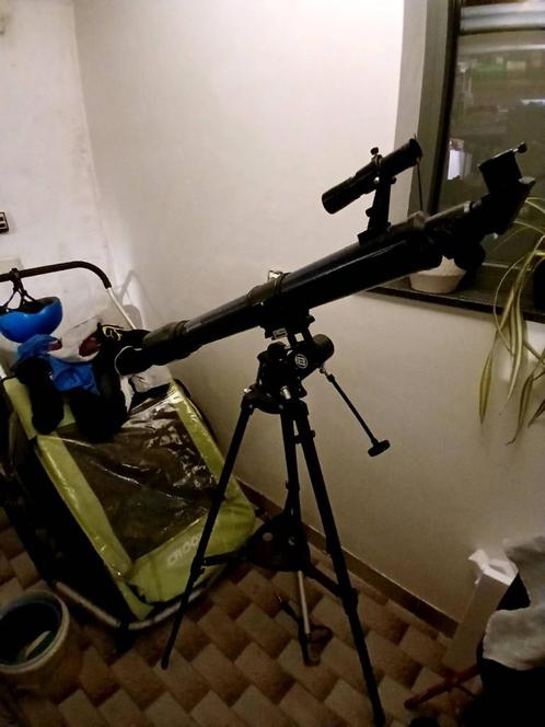 Telescoop, Audio, Tv en Foto, Optische apparatuur | Telescopen, Zo goed als nieuw, Lenzentelescoop (refractor), Minder dan 80 mm