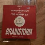 leroy & maurizzio braccagni the hammer ep 12 inch, Enlèvement ou Envoi, Utilisé, 12 pouces, Techno ou Trance