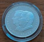 Medaille van Albert II en Philippe van België, Ophalen of Verzenden, Overige materialen