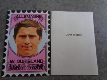 IMPRESSION DE FOOTBALL DE VANDERHOUT GERD MULLER DÉBUT DES A, Enlèvement ou Envoi, Autocollant
