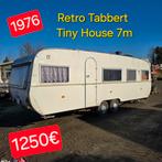 Caravan Tabbert dubbele as tiny house pipowagen werfkeet 7m, Ophalen