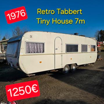 Caravane Tabbert, petite maison à double essieu, quai de 7 m, Enlèvement