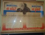 Poster uit de Tweede Wereldoorlog van maarschalk Pétain, Verzamelen, Militaria | Tweede Wereldoorlog, Ophalen of Verzenden
