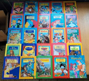 Lot de 25 livres sur les classics de Disney beschikbaar voor biedingen