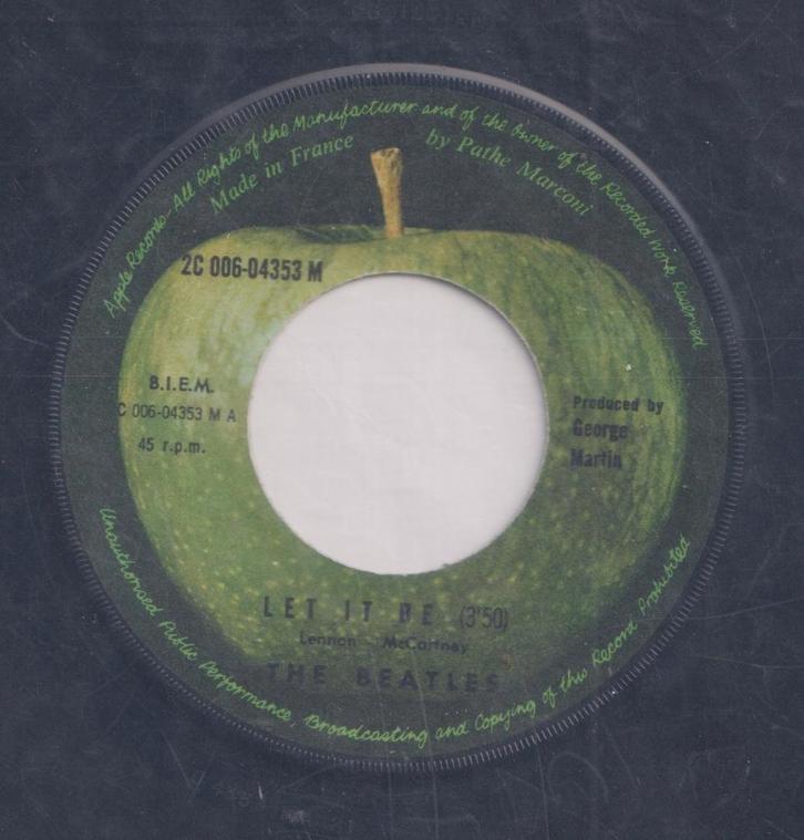 The Beatles – Let it be / You know my name - Single, Cd's en Dvd's, Vinyl Singles, Gebruikt, Single, Pop, 7 inch, Ophalen of Verzenden