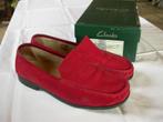 CLARKS mocassins en nubuck rouge pt 41, Vêtements | Femmes, Chaussures, Rouge, Enlèvement ou Envoi, Comme neuf, Clarks