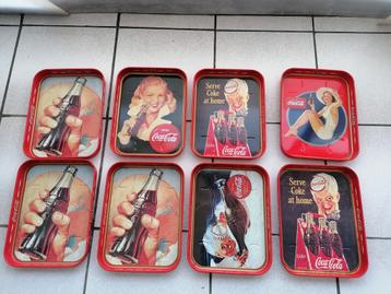 8 dienbladen / plateaus coca cola beschikbaar voor biedingen