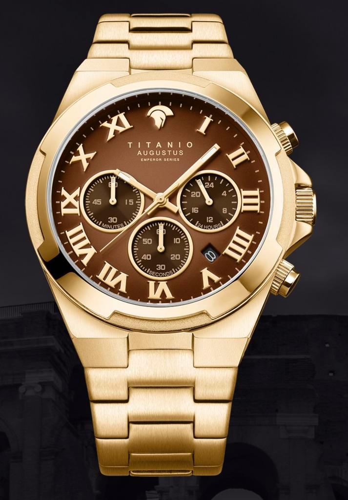 TITANIO AUGUST SPORTS CHRONO VAUT499€ ! 💯 % NOUVEAU !, Bijoux, Sacs & Beauté, Montres de sport, Neuf, Enlèvement ou Envoi